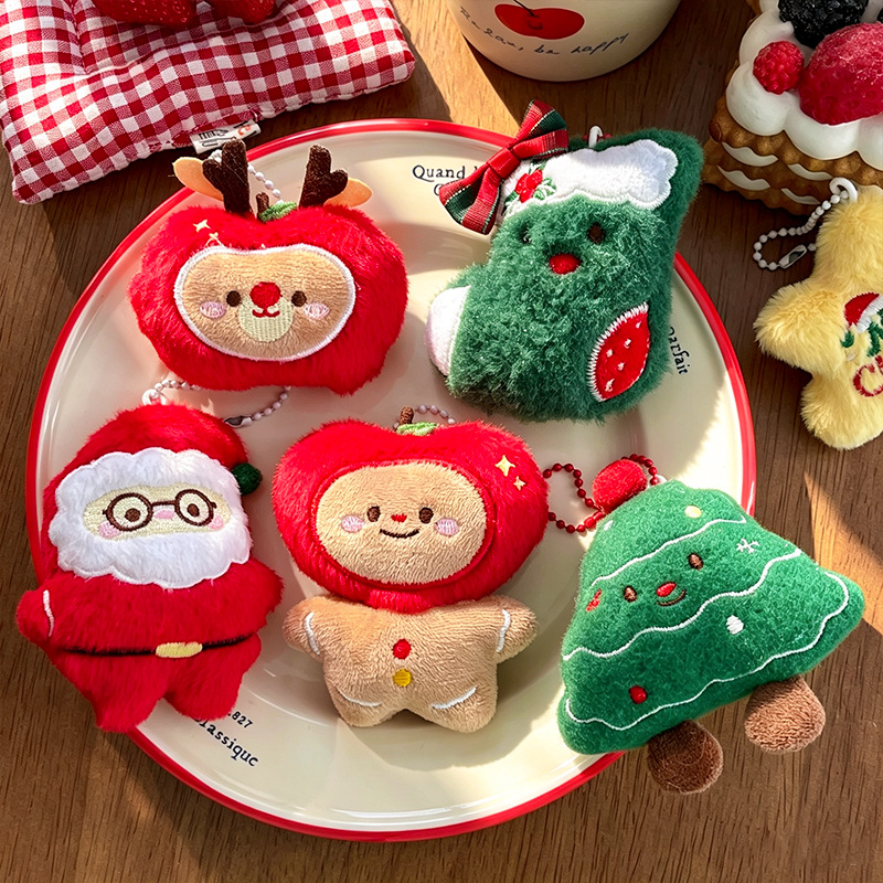 9pcs/Set Chrismas Plush Keycha - Backpacks review and price