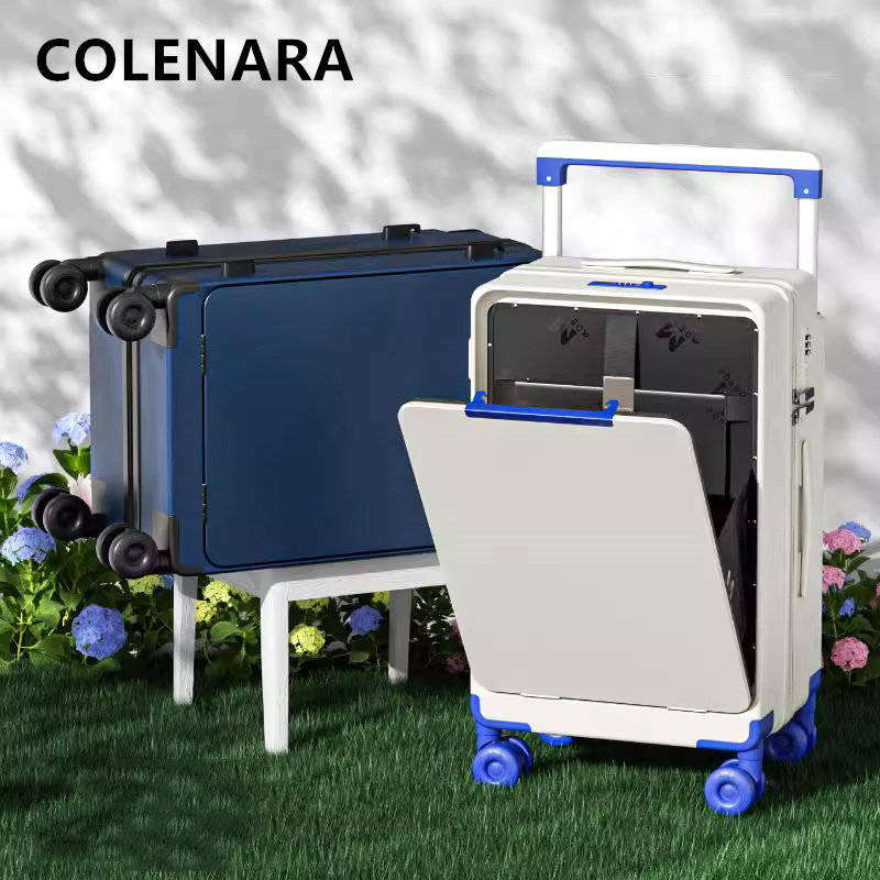 COLENARA ABS+PC Suitcase Front - Front Opening Laptop Luggage 24 Inch review and price
