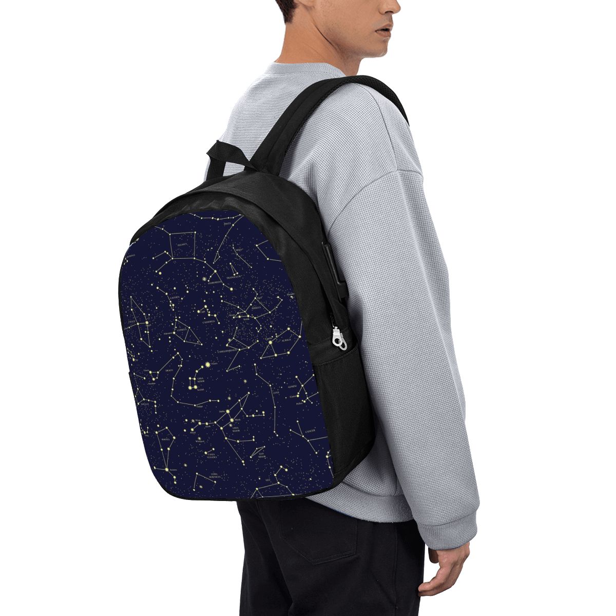 Night Sky Golden Celestial Sta - Travel Bags review and price