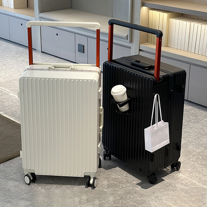 New Wide Handle Suitcase on Wh - Aluminum Frame Carry On Luggage review and price