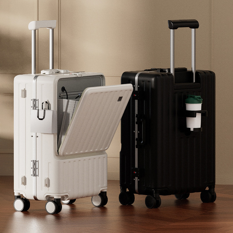 Multi-functional 20” 24” 26” F - Aluminum Frame Carry On Luggage review and price