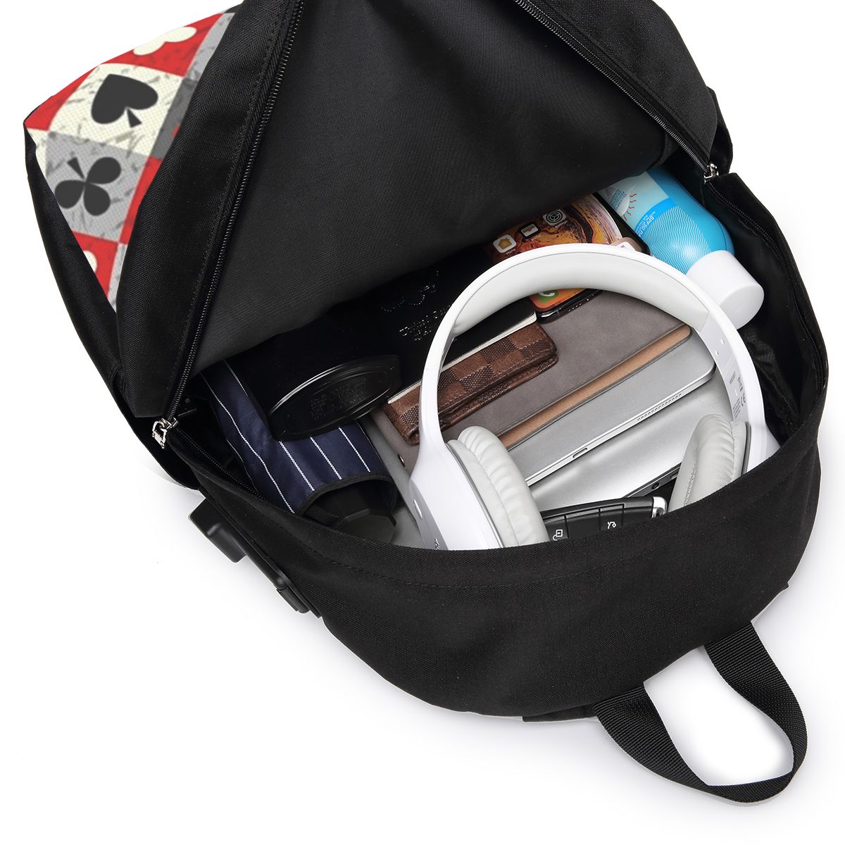 Playing Cards Poker Print Back - Travel Bags review and price