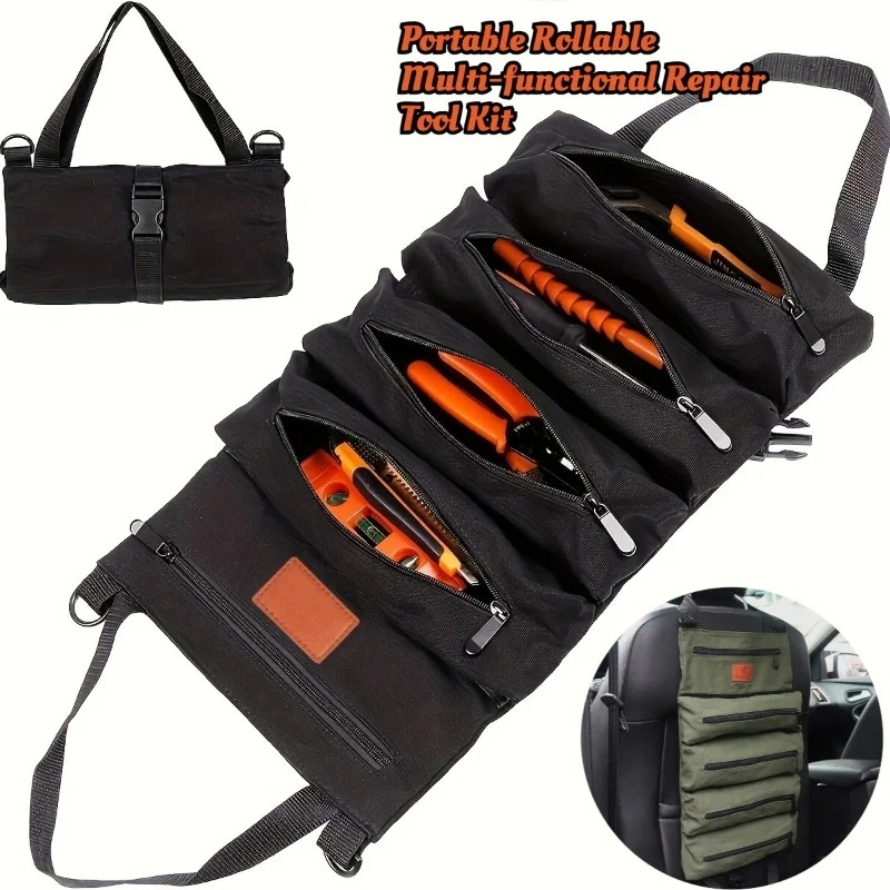 1pc Multi-Purpose Canvas Roll  - Foldable Rolling Luggage Bag review and price