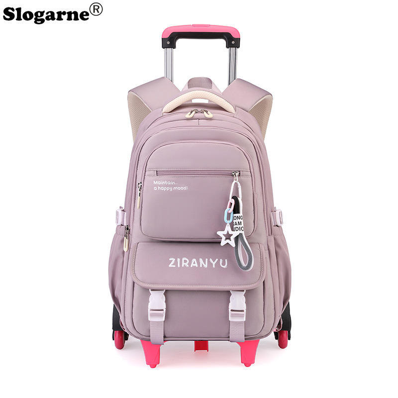 Students Trolley Backpack Kids - Foldable Rolling Luggage Bag review and price