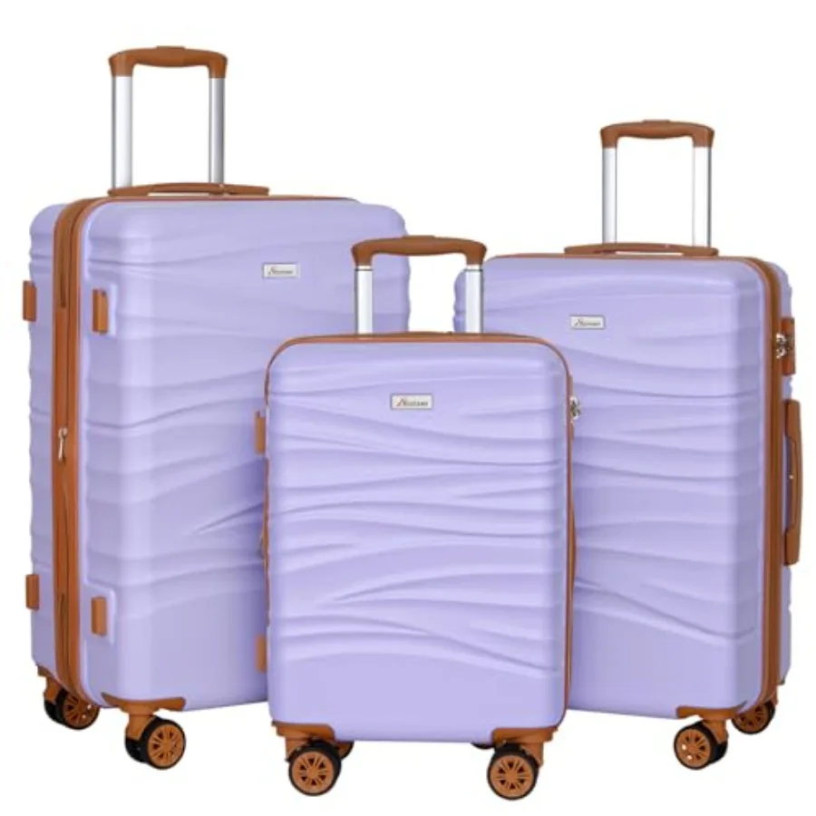 3-Piece Expandable Luggage Set - Expandable Hard Shell Luggage Set review and price