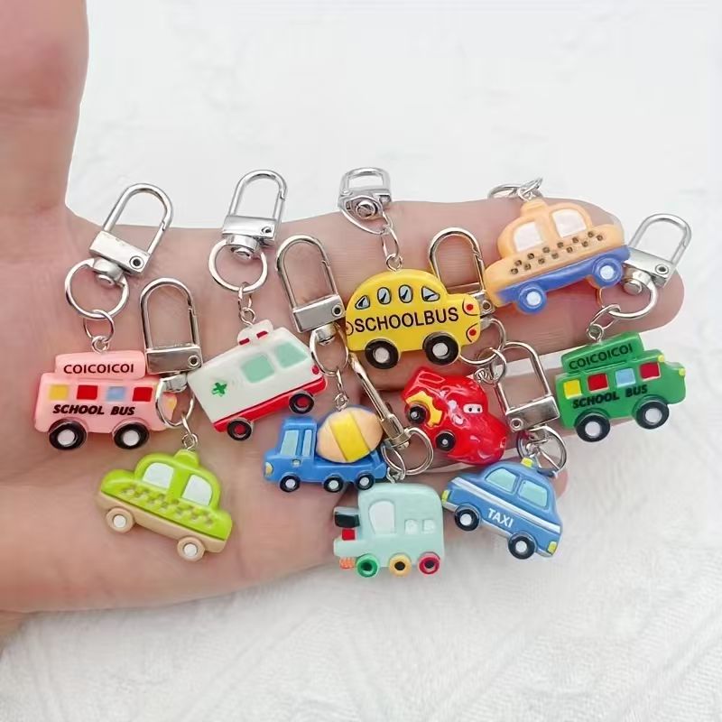 10pcs resin cartoon car keycha - Luggage review and price