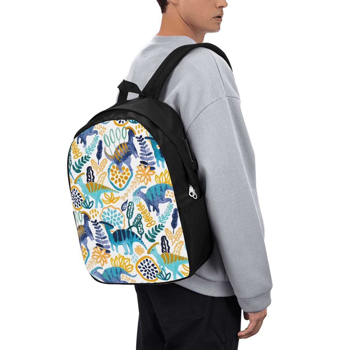 Gouache Parasaurolophuses Back - Travel Bags review and price