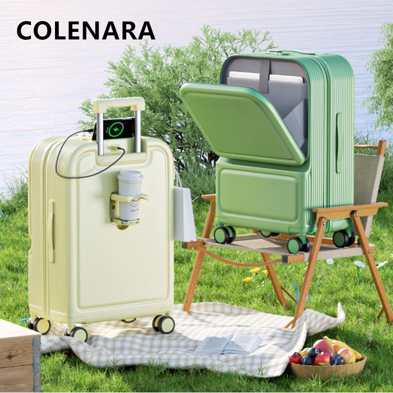 COLENARA ABS+PC Suitcase Front - Front Opening Laptop Luggage 24 Inch review and price