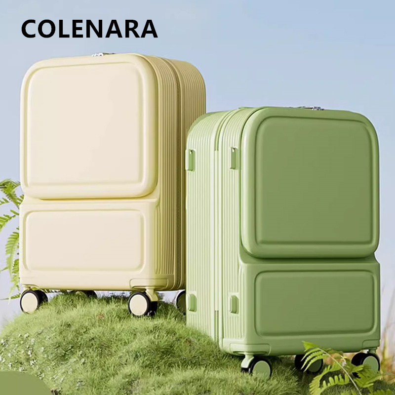 COLENARA ABS+PC Suitcase Front - Front Opening Laptop Luggage 24 Inch review and price
